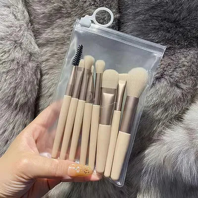purpleflower holly leaf makeup brush suit soft