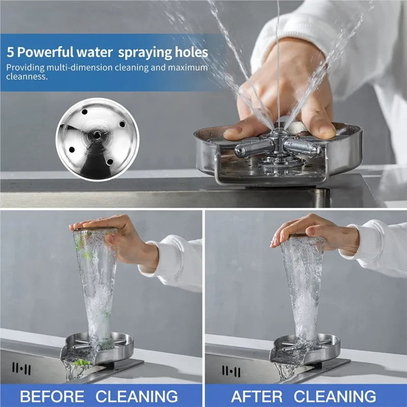Stainless steel cup cleaner