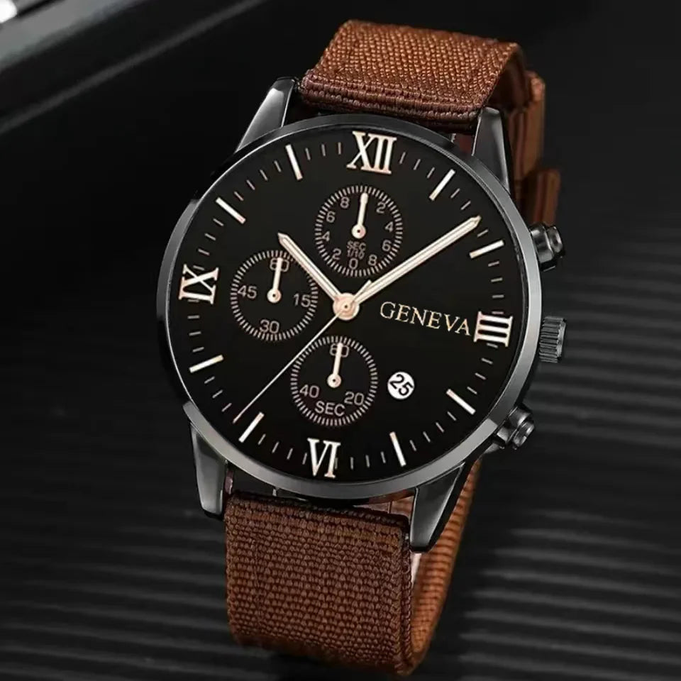 Quartz Watches Bracelet Watch Set For Men Business