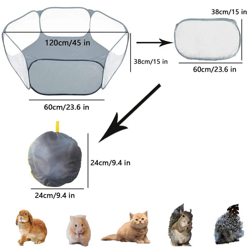 Small Pet Cage Transparent