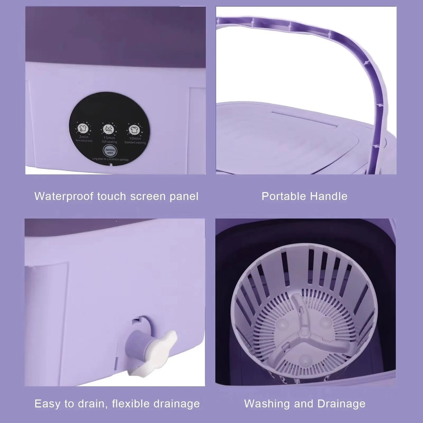 Small Folding Washing Machine Portable