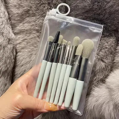 purpleflower holly leaf makeup brush suit soft
