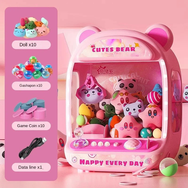 Big Size DIY Doll Machine Kids Coin Operated