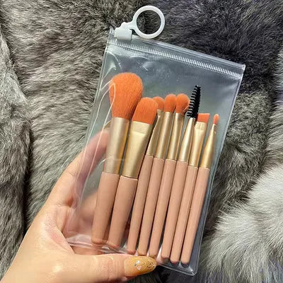 purpleflower holly leaf makeup brush suit soft