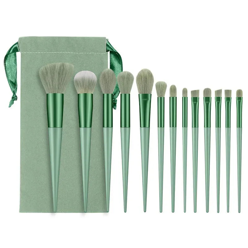 purpleflower holly leaf makeup brush suit soft