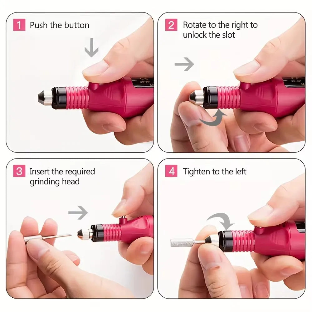 LINMANDA Nail Drill Polish File Kit