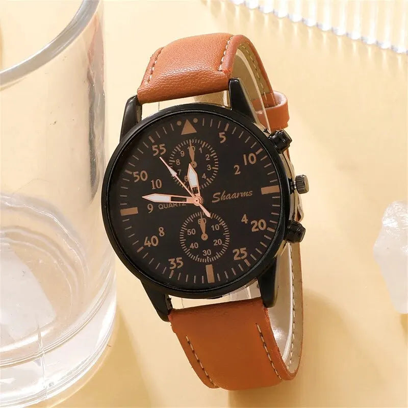 r Quartz Wrist Watches for Men Gift Set Relogio Masculino