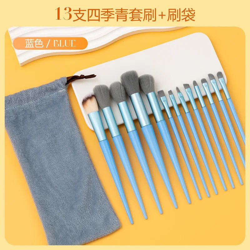 purpleflower holly leaf makeup brush suit soft