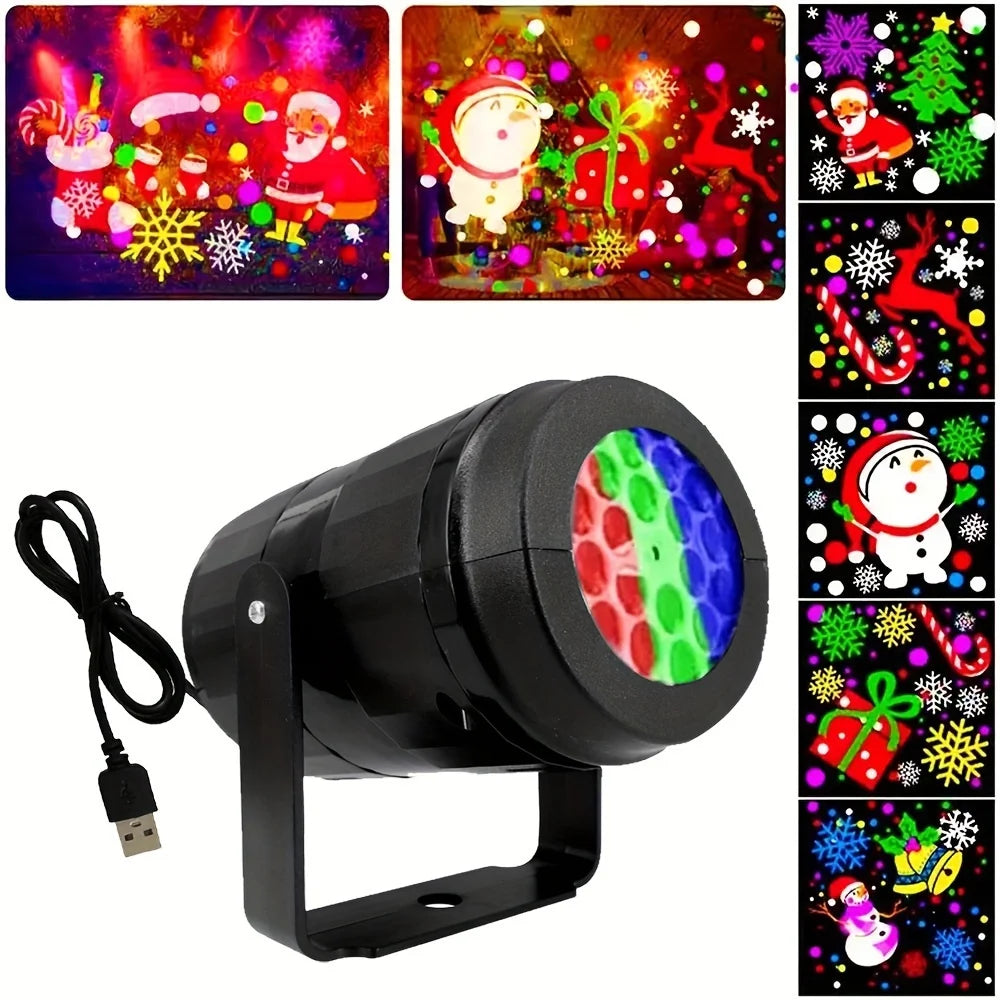 Snowflake Christmas Laser Projector Light