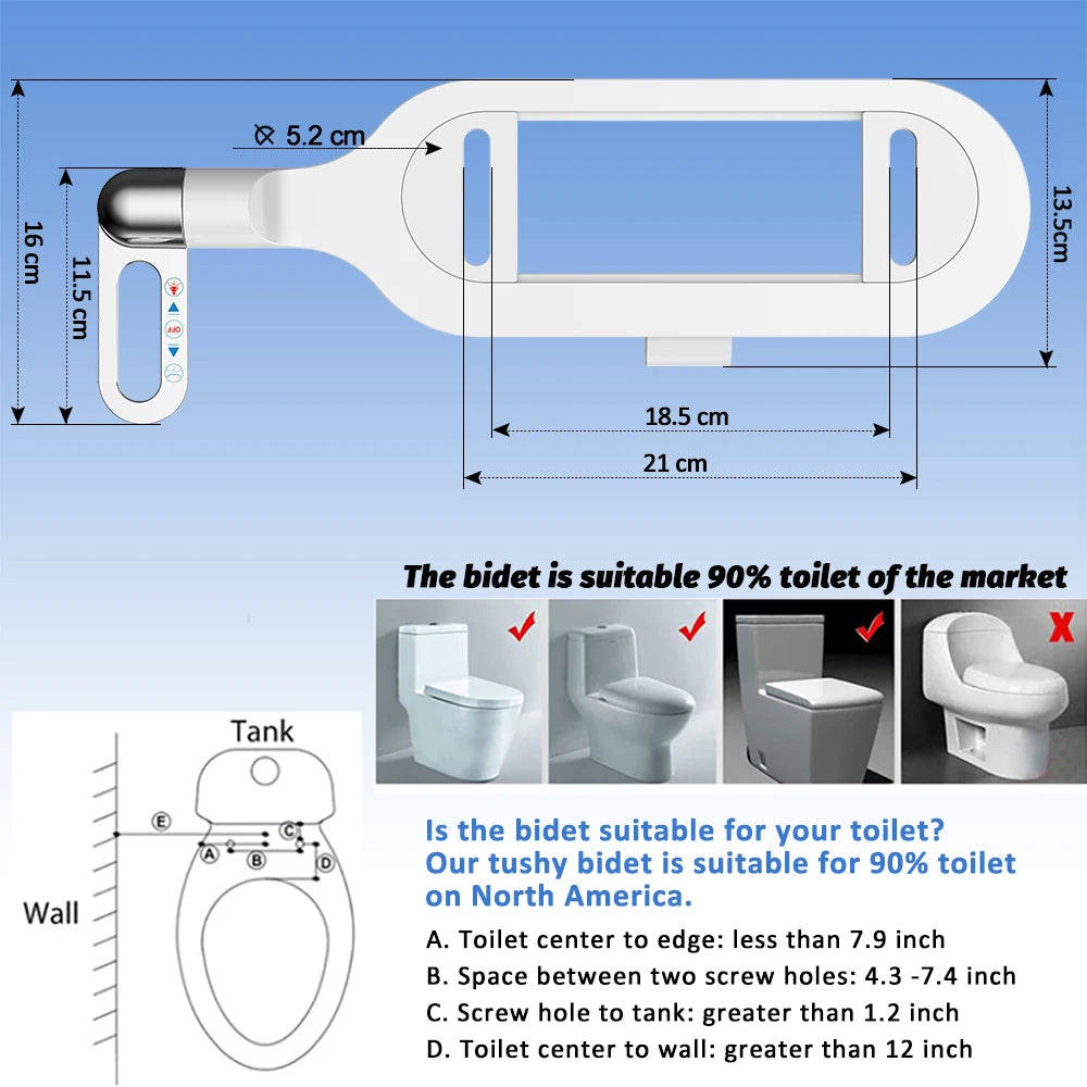 Bidet Toilet Seat Water Pressure