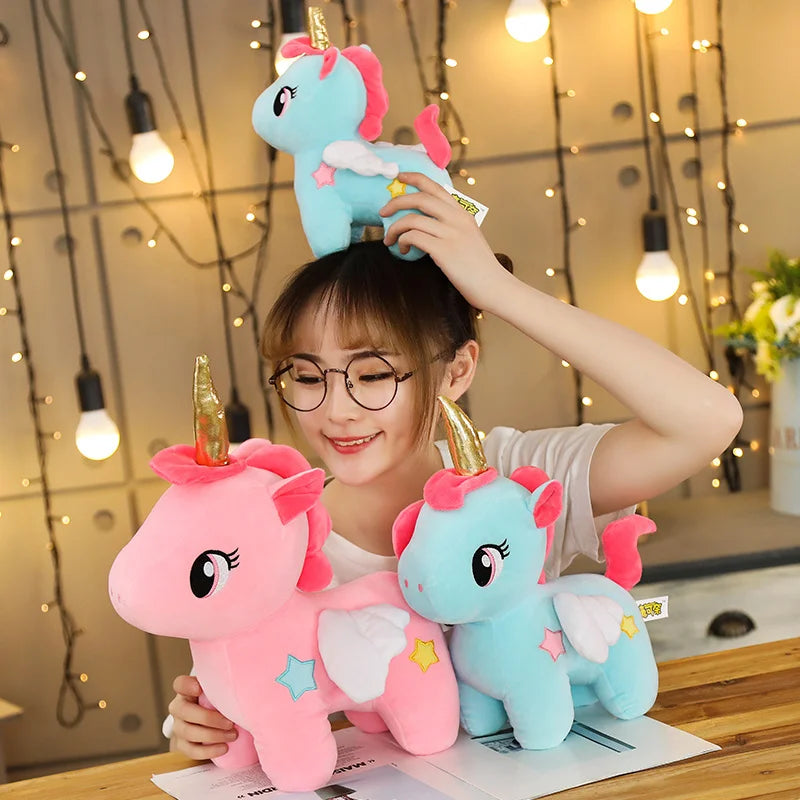 10/20cm Soft Unicorn Plush Toy Baby Kids Appease Sleeping