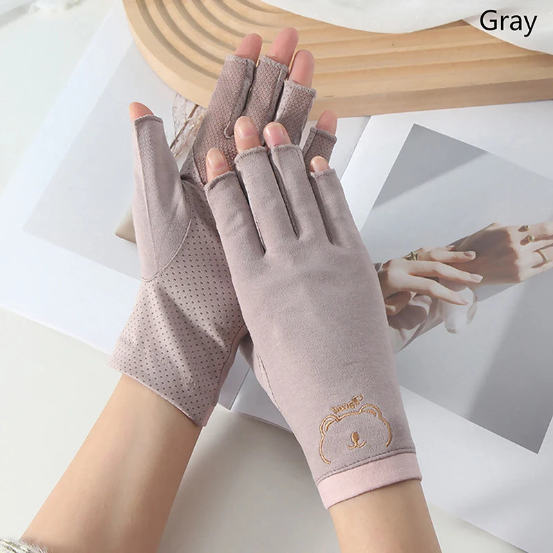 1 Pair Anti UV Nail Gloves