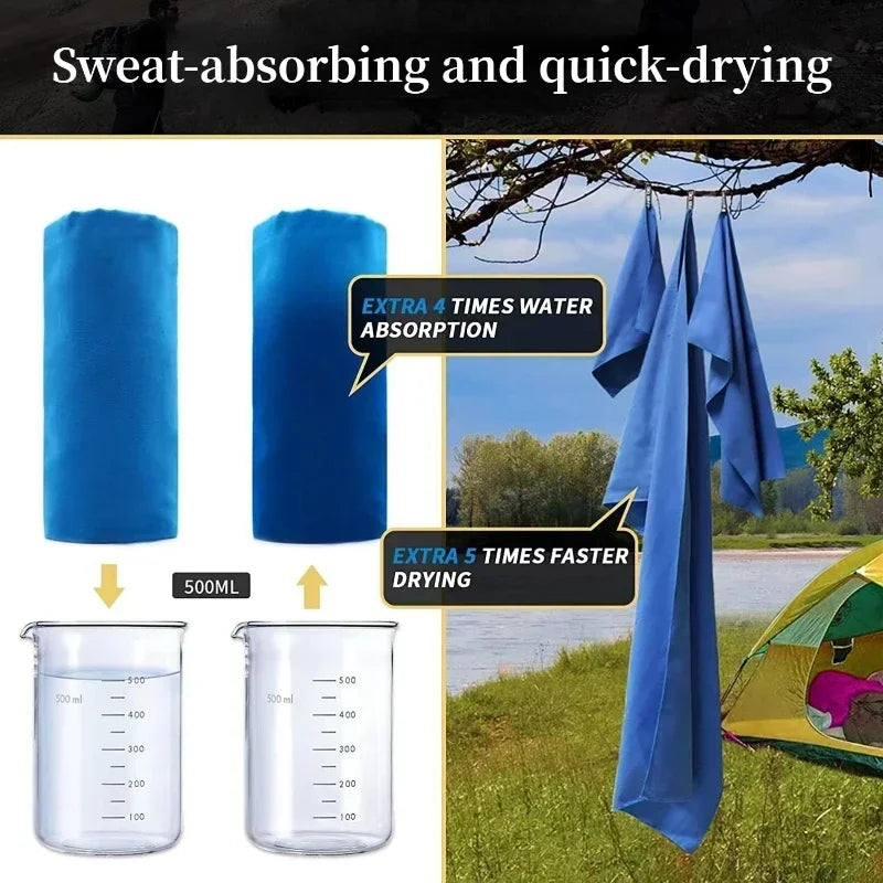 Sports Microfiber Quick Dry Pocket Towel
