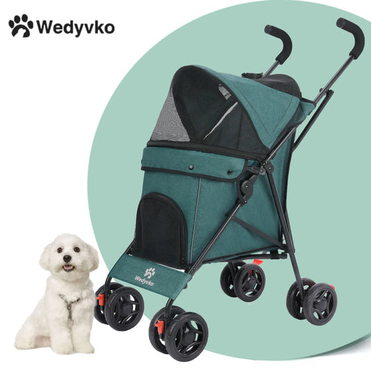 Lightweight foldable animal stroller