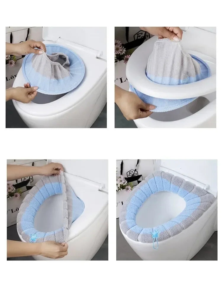 cartoon handle toilet seat