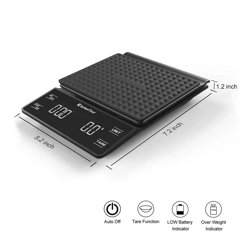 Mini Coffee Nano Coffee Scale with Timer