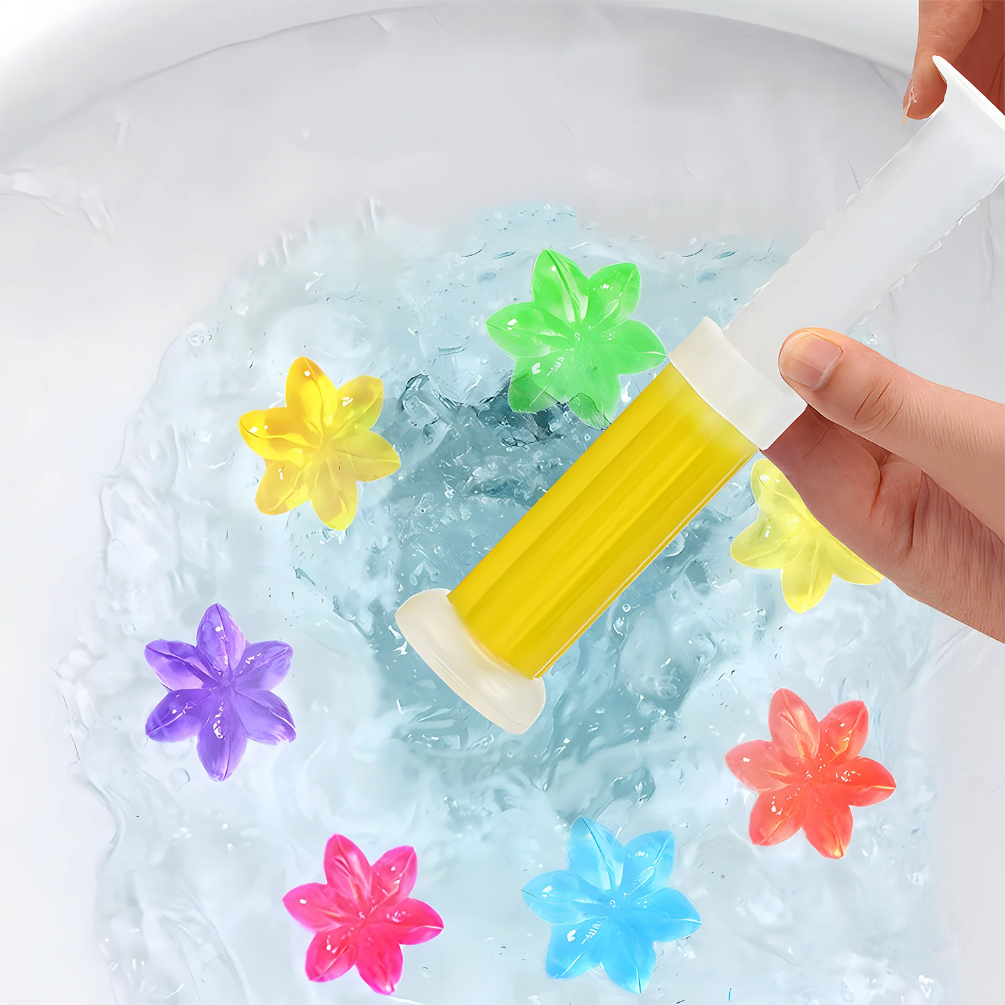 Flower Toilet Cleaner Gel