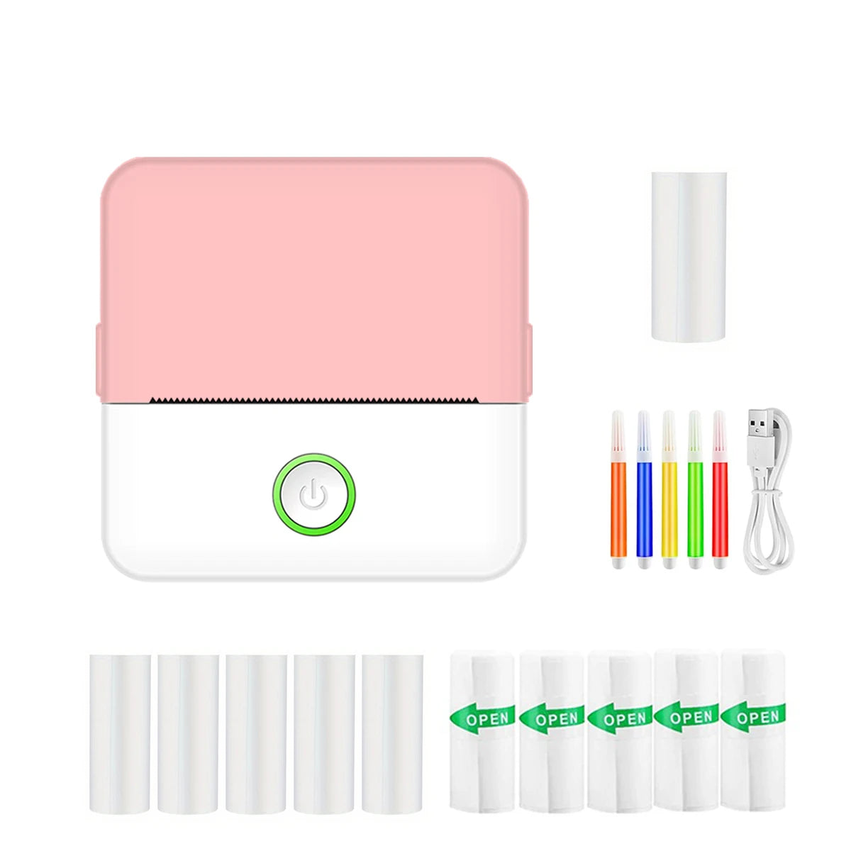 Mini Portabl Printer Inkless Sticker Maker