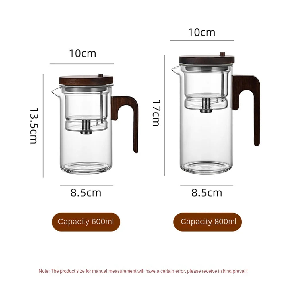 Tea Separation Filtration Glass Teapot
