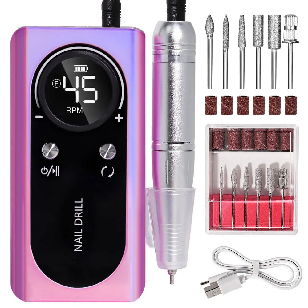 portable nail drill machine