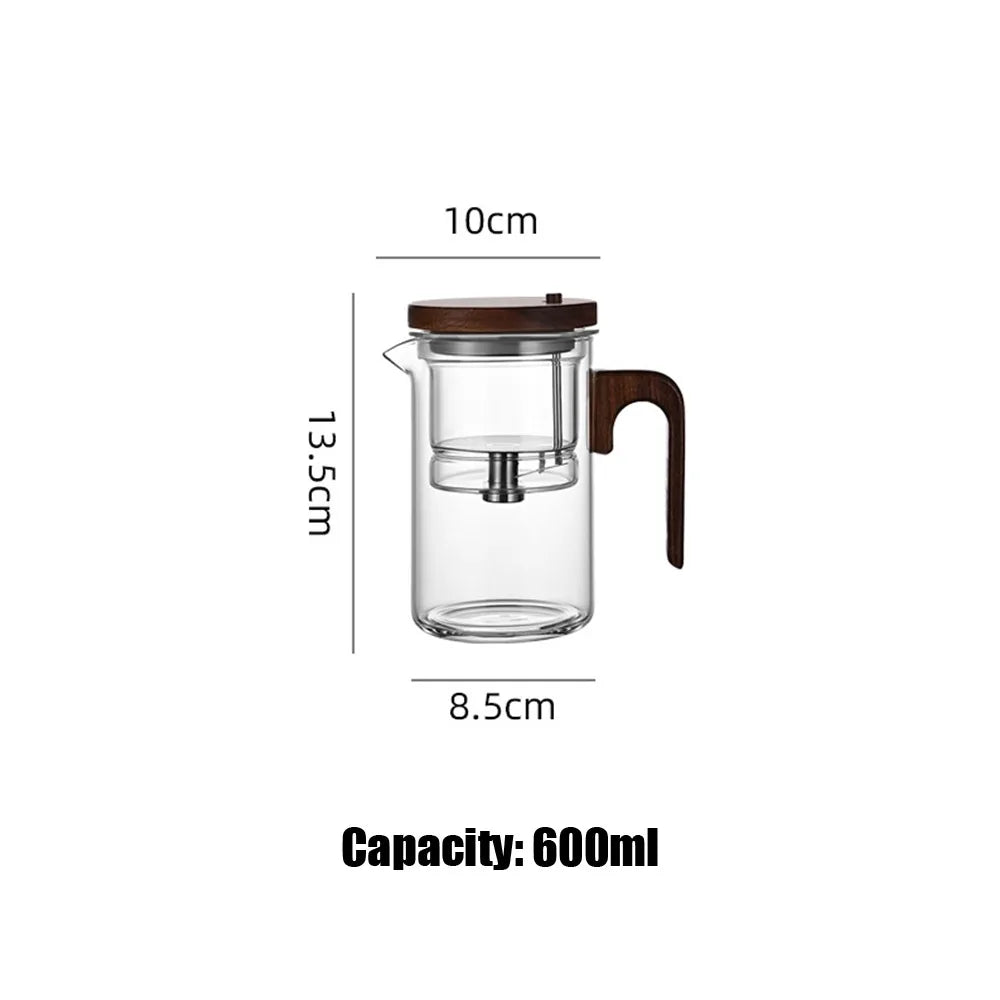 Tea Separation Filtration Glass Teapot