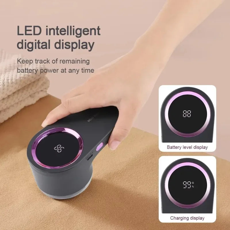 Household Hair Ball Trimmer with LED Display