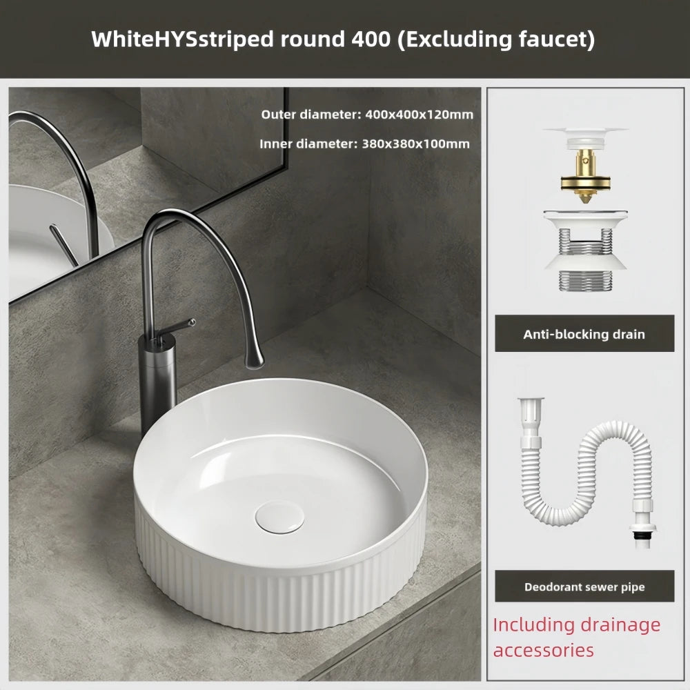 modern ceramic bathroom large sink