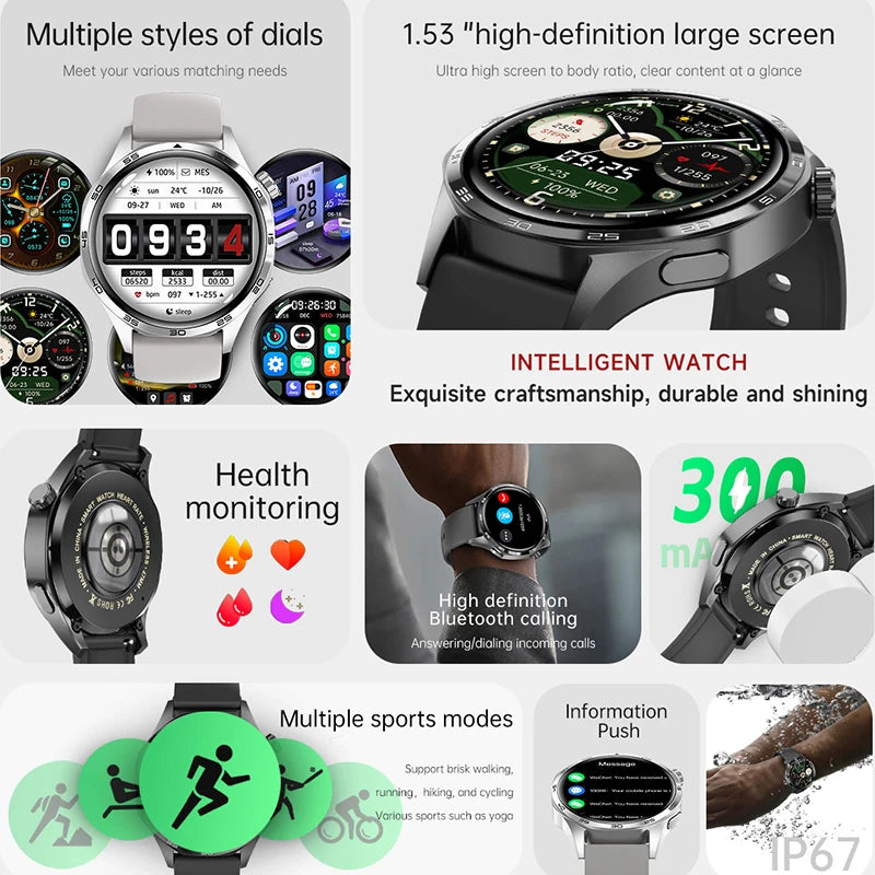 GT5 PRO Smart Watch Men Watch
