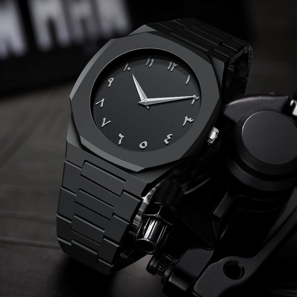 Watch Arabic Digital Men's Clock