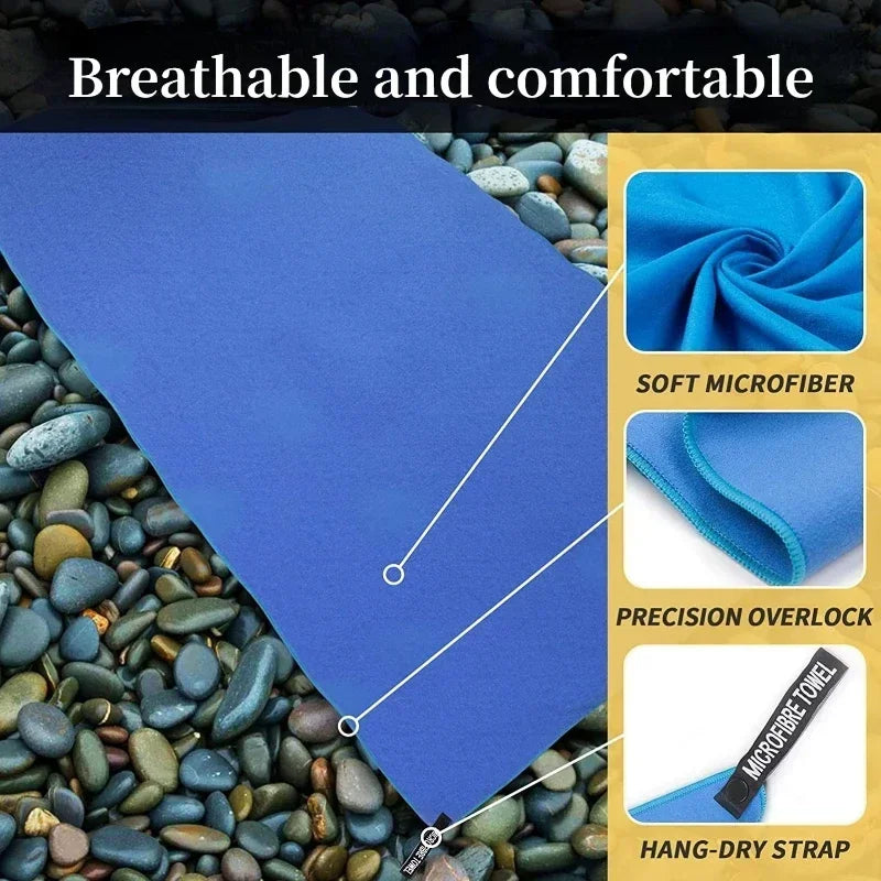 Sports Microfiber Quick Dry Pocket Towel