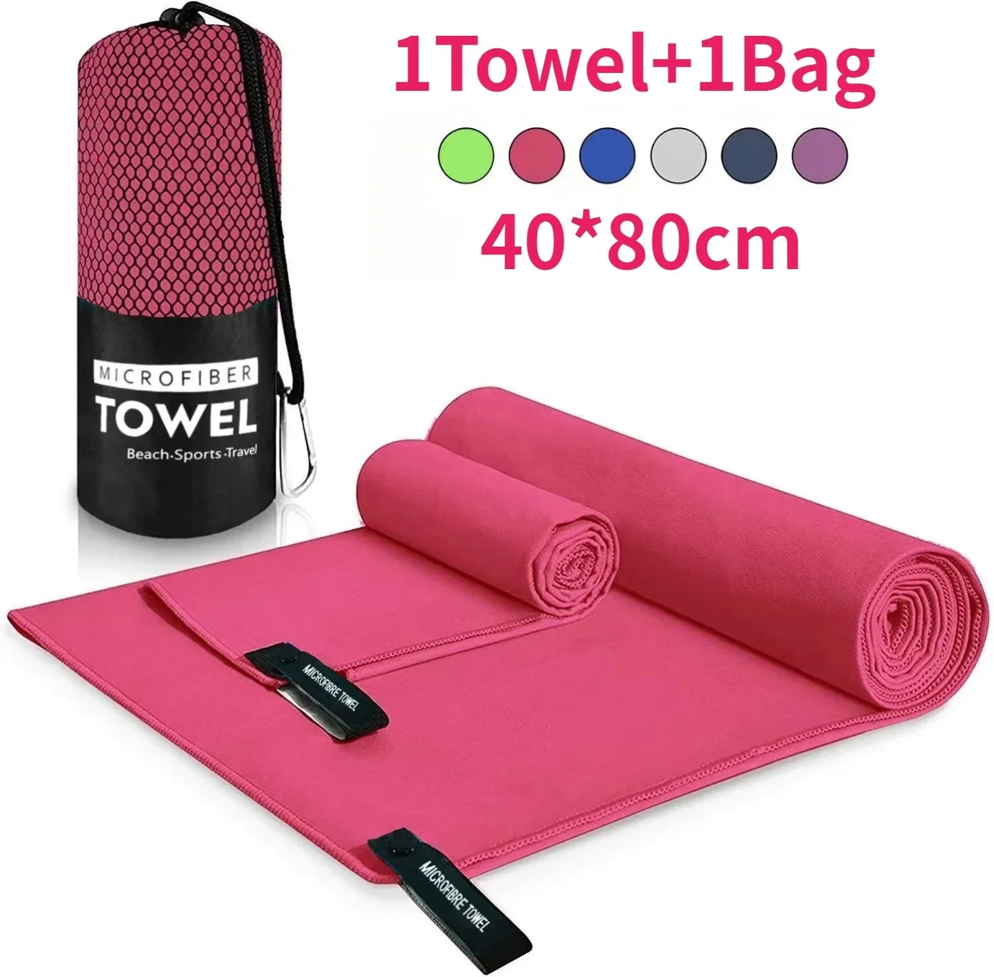 Sports Microfiber Quick Dry Pocket Towel