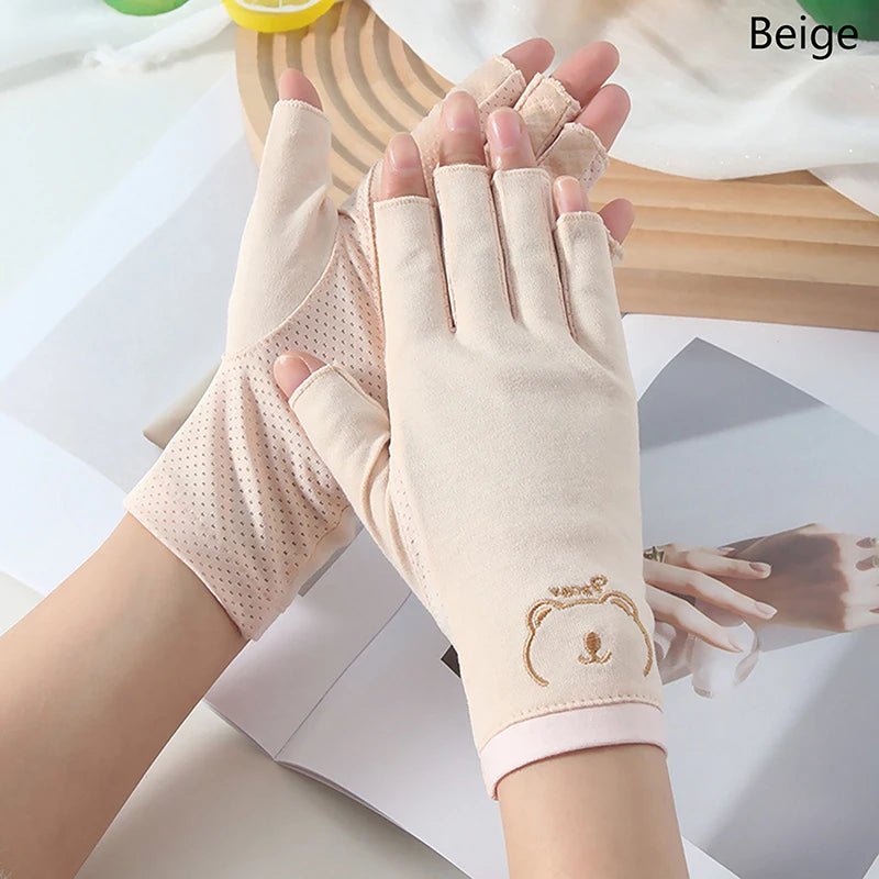 1 Pair Anti UV Nail Gloves
