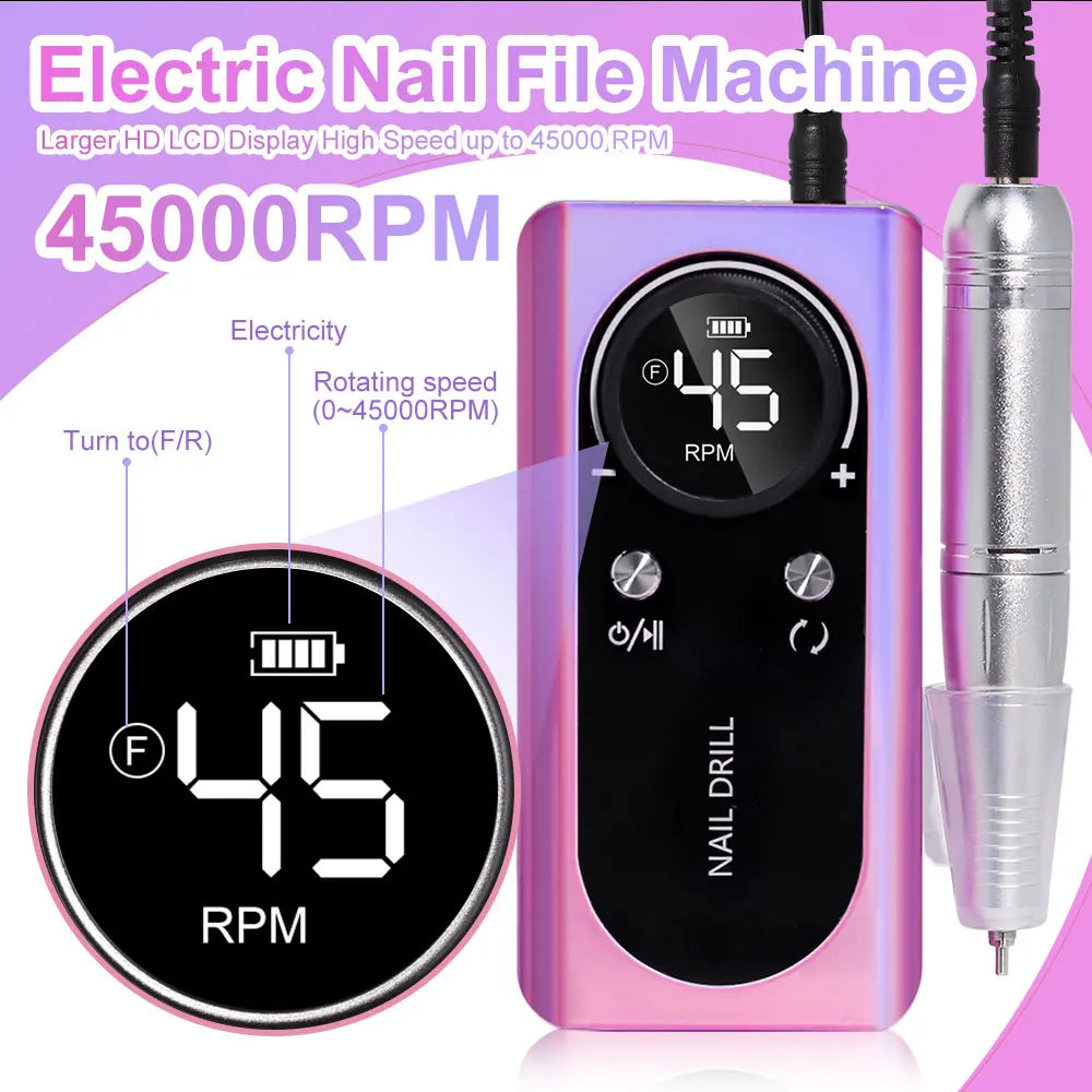 portable nail drill machine
