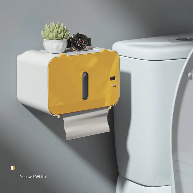Induction Toilet Paper Holder Shelf Automatic