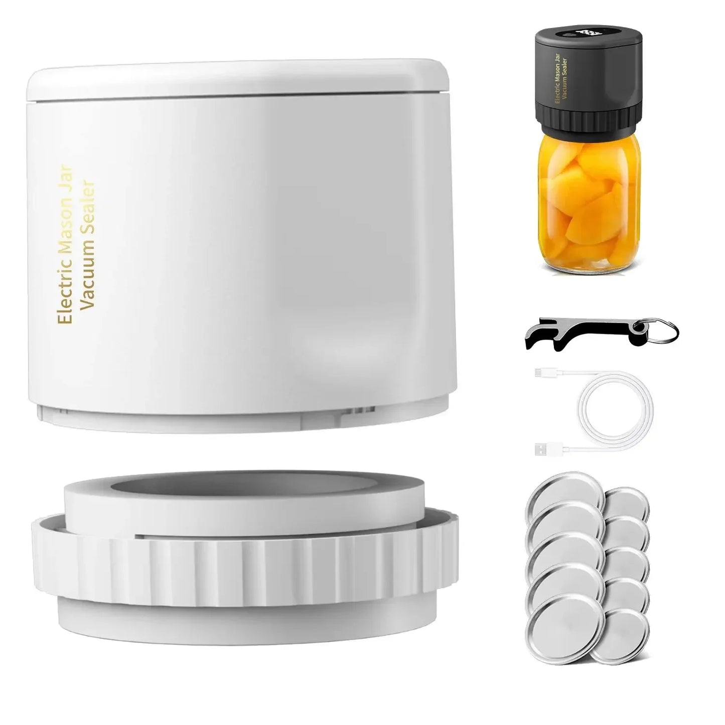 battery powered semi-automatic can sealer