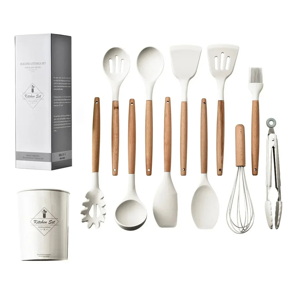 12PCS Silicone Kitchen ware