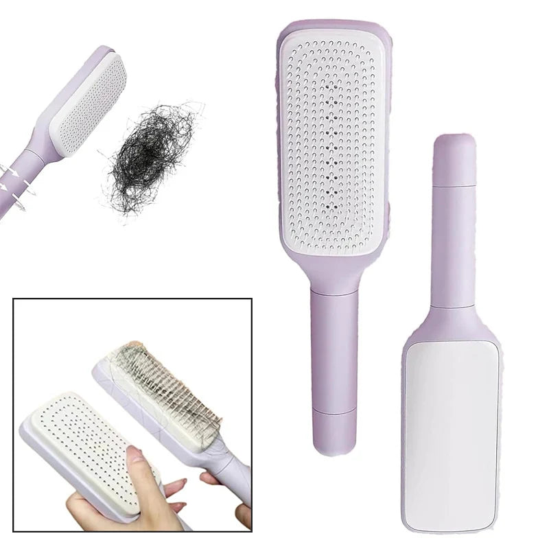 Automatic Cleaning Rotating Lifting Comb
