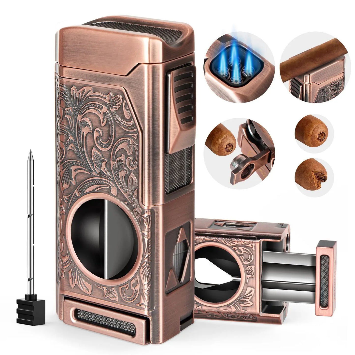Cigar Lighter 4 Jet Flame