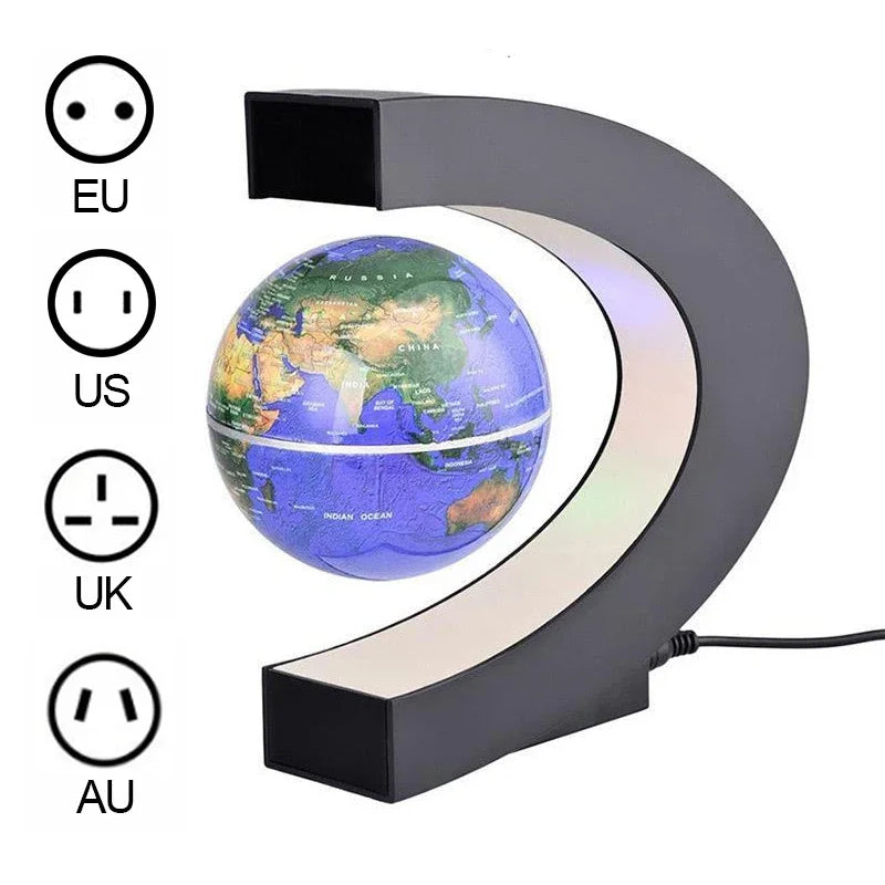 Magnetic Floating Levitation Globe LED World