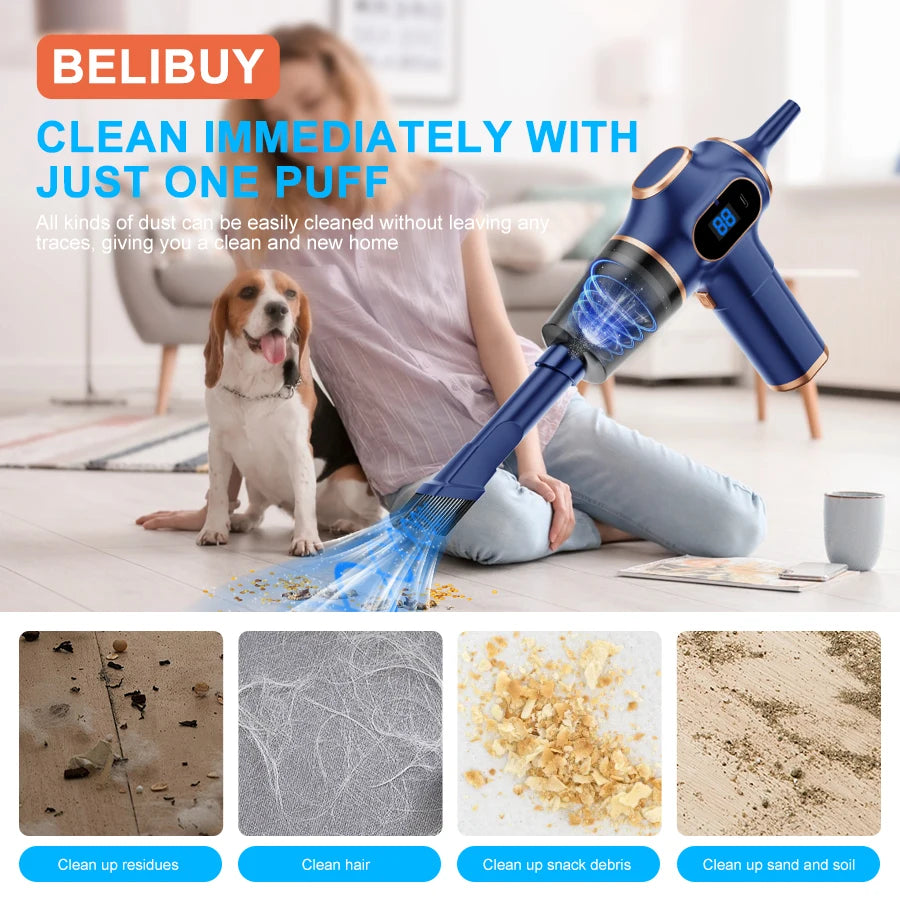 BELIBUY Wireless Car Vacuum Cleaner