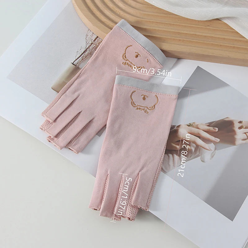 1 Pair Anti UV Nail Gloves