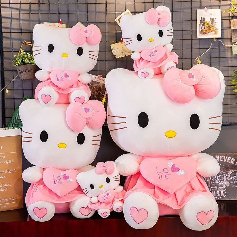 Cute Hello Kitty Pink Plush Stuffed Toys