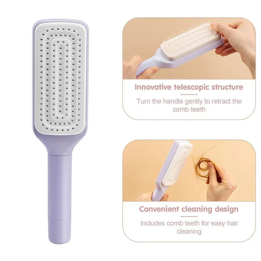 Automatic Cleaning Rotating Lifting Comb