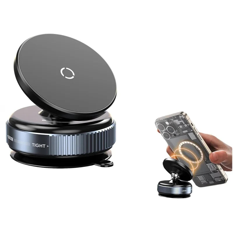 Vacuum Magnetic Car Phone Holder