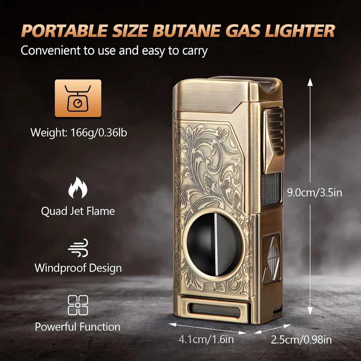 Cigar Lighter 4 Jet Flame
