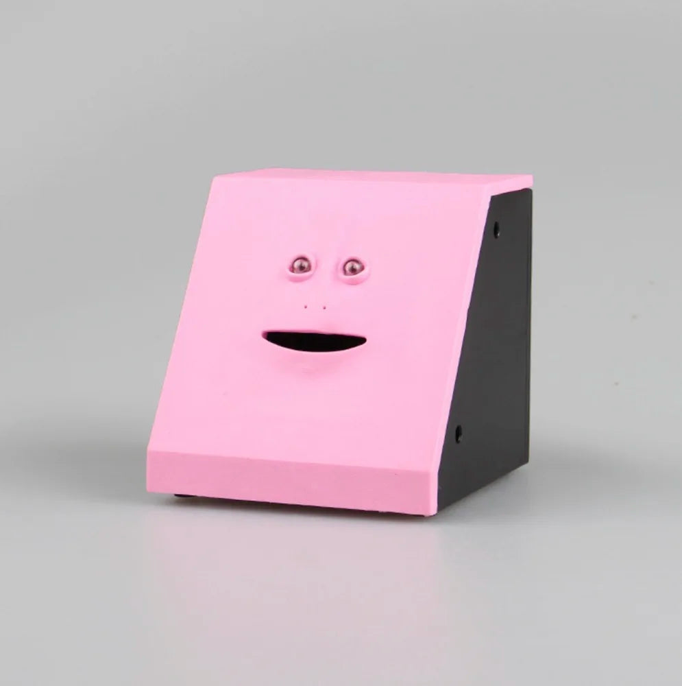 Human Face Piggy Bank Box Saving
