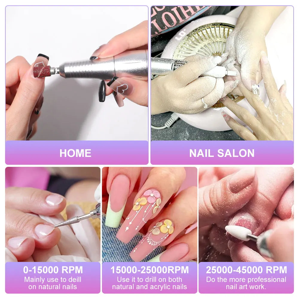 portable nail drill machine