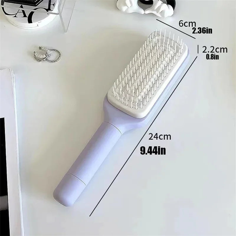 Automatic Cleaning Rotating Lifting Comb