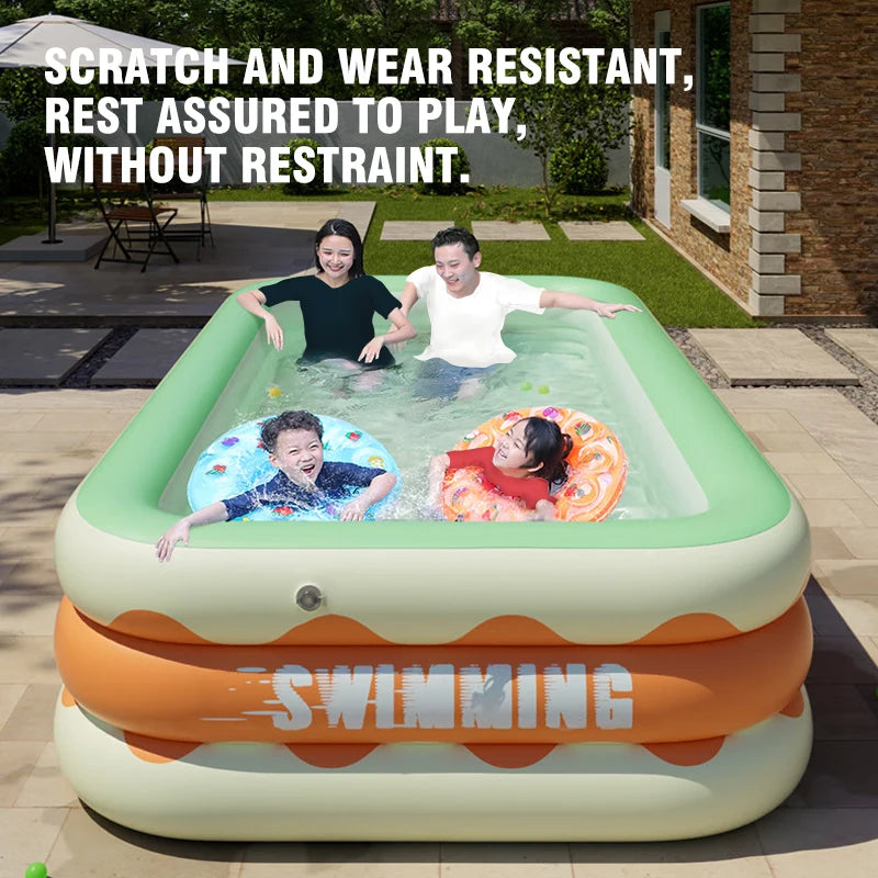 Large Family Inflatable Swimming Pool