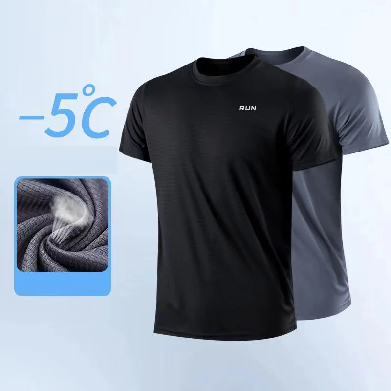 Men's Quick Dry Short Sleeve Gym